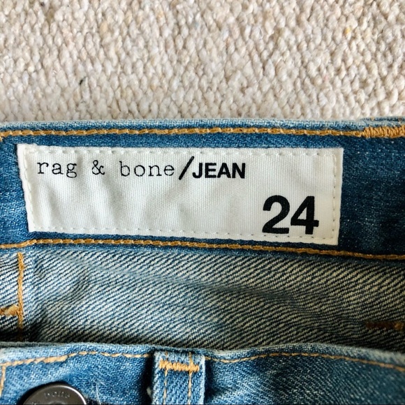 NWOT Rag & Bone Marilyn Crop Straight Jeans in Reverse Salvage - Picture 6 of 13